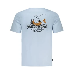 Azzurro Cotton Men T-Shirt