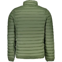 Verde Poliestere Men Jacket