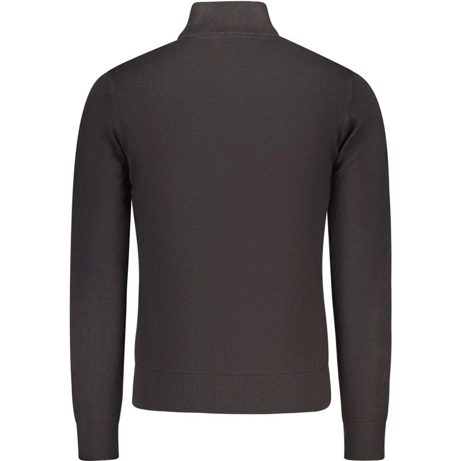 Black Cotton Men's Sweater
