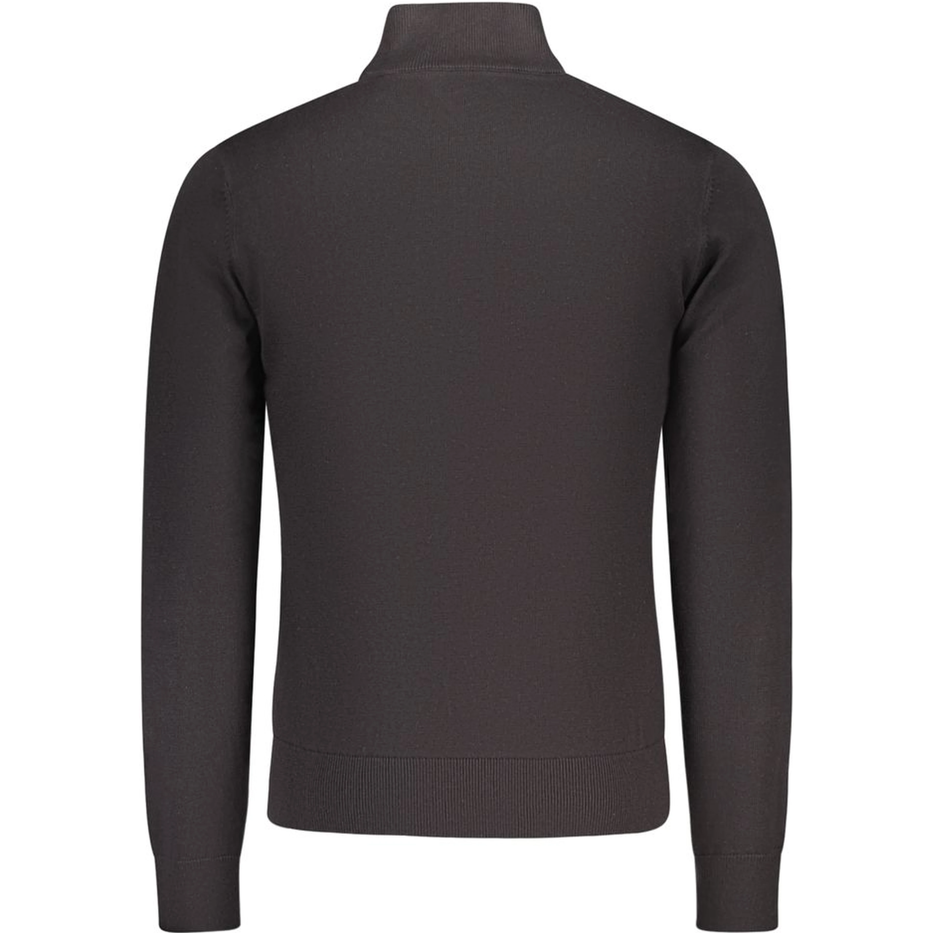 Black Cotton Men's Sweater