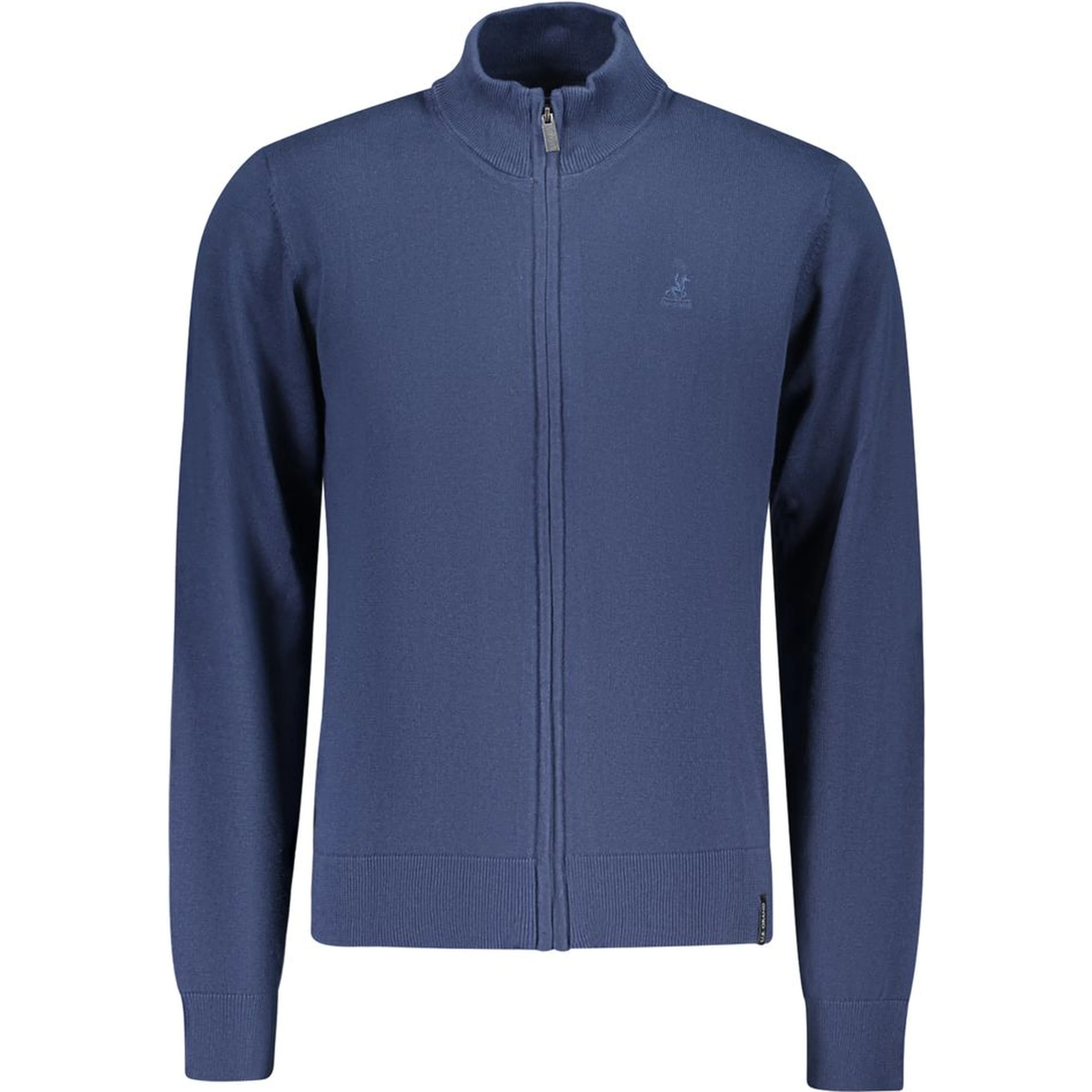 Blue Cotton Men's Sweater