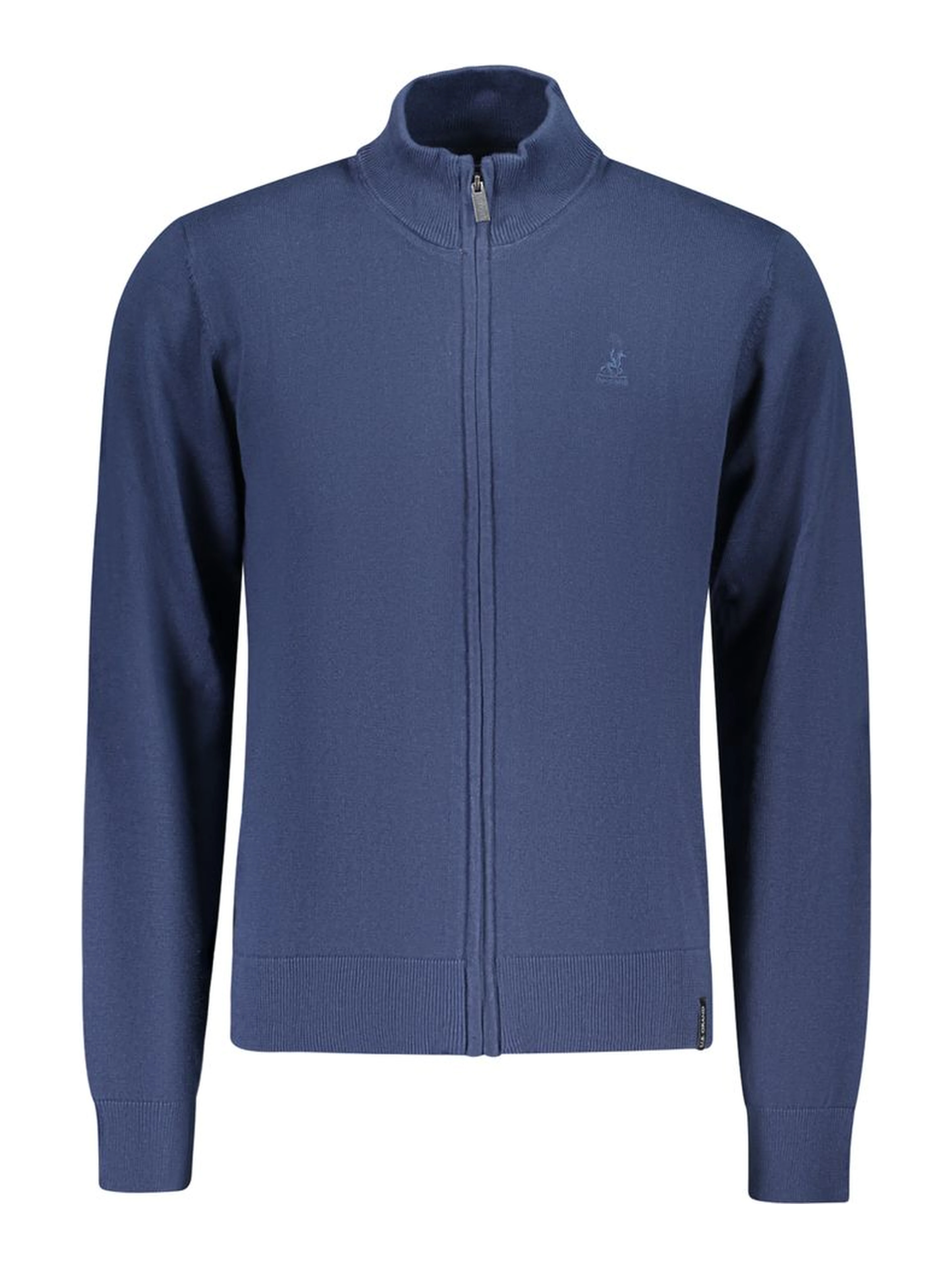 Blue Cotton Men's Sweater