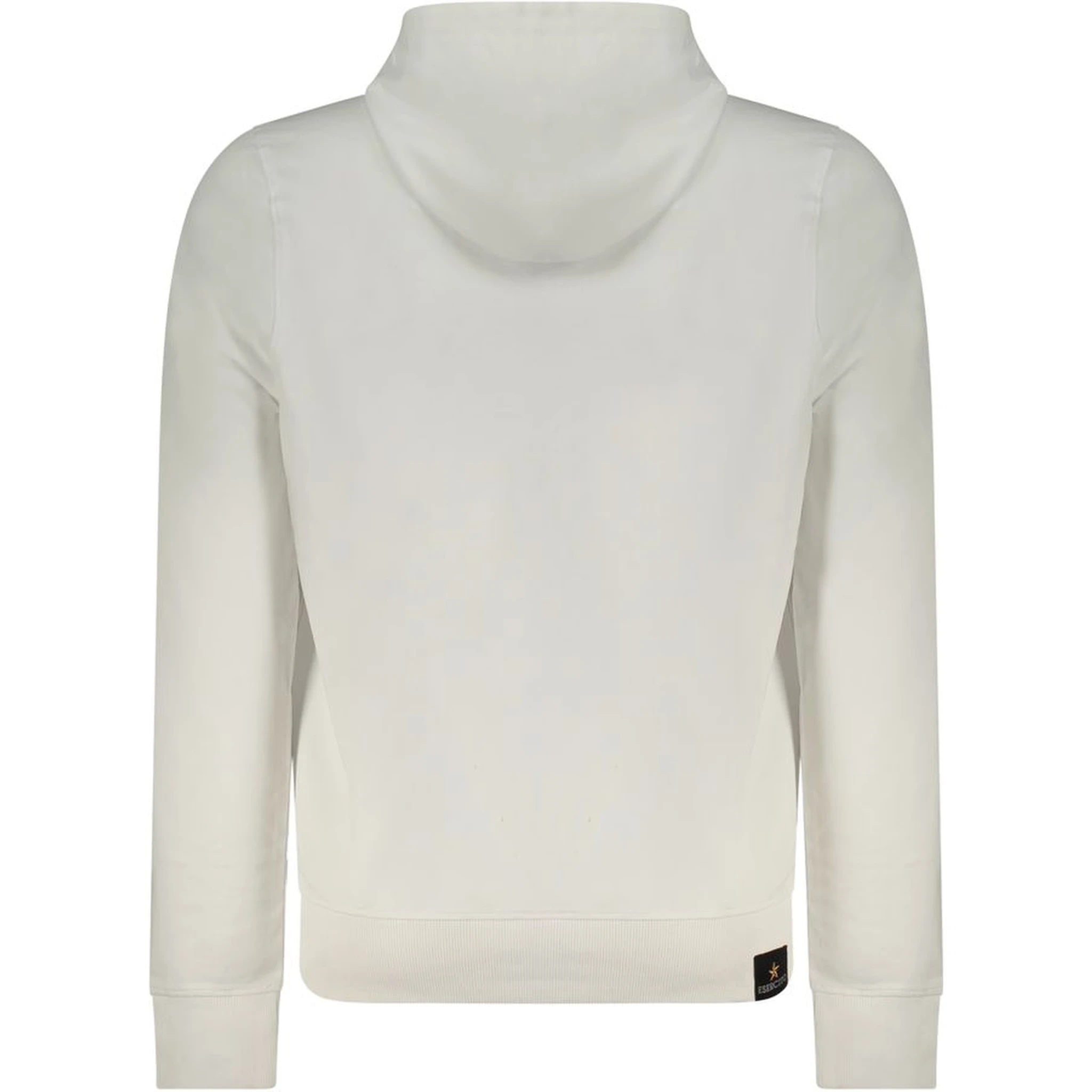 White Cotton Men Sweatshirt