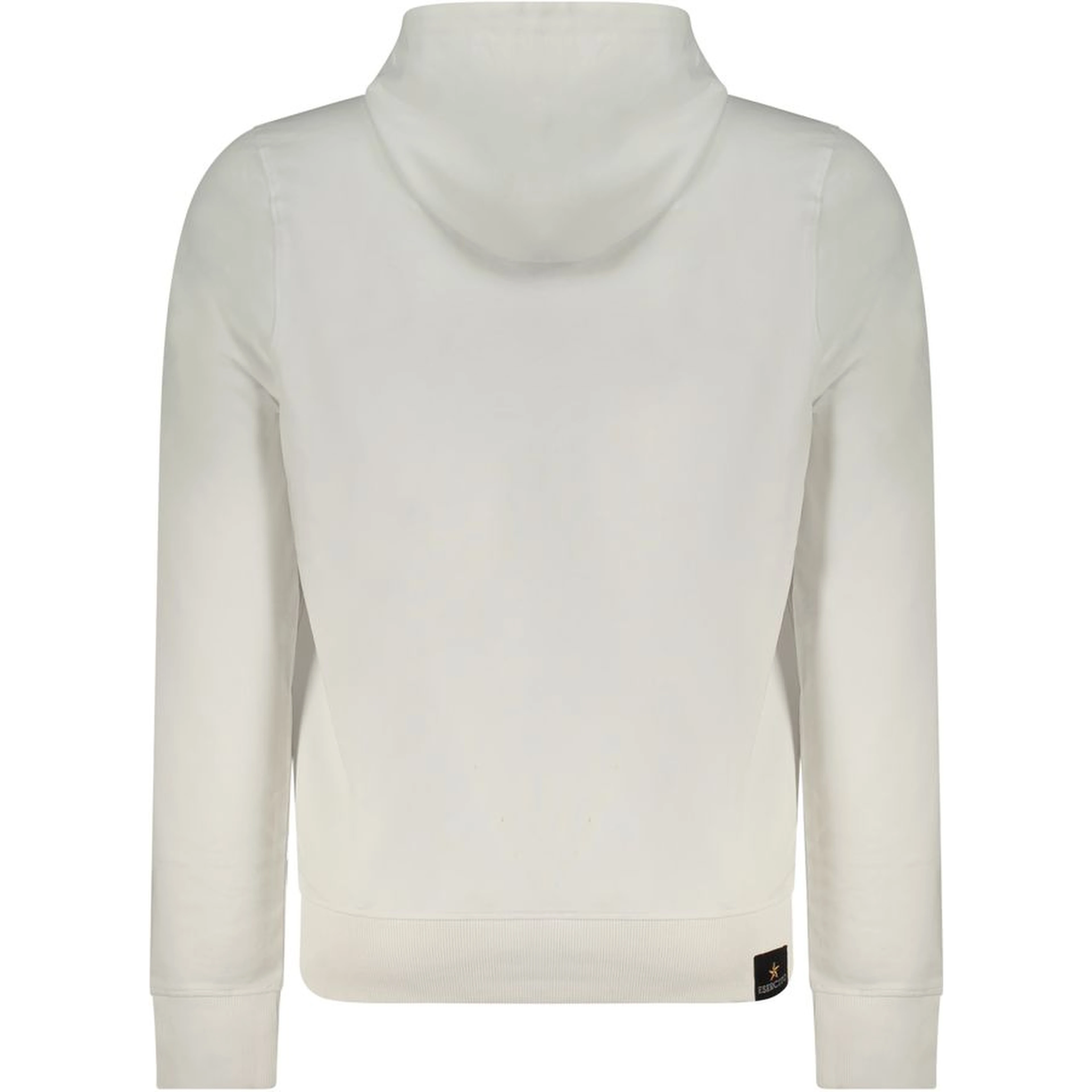 White Cotton Men Sweatshirt