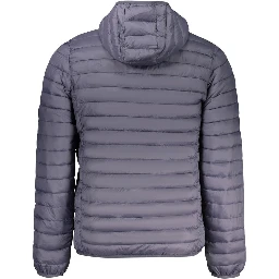 Blu Poliestere Uomo Giacca