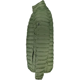 Verde Poliestere Men Jacket
