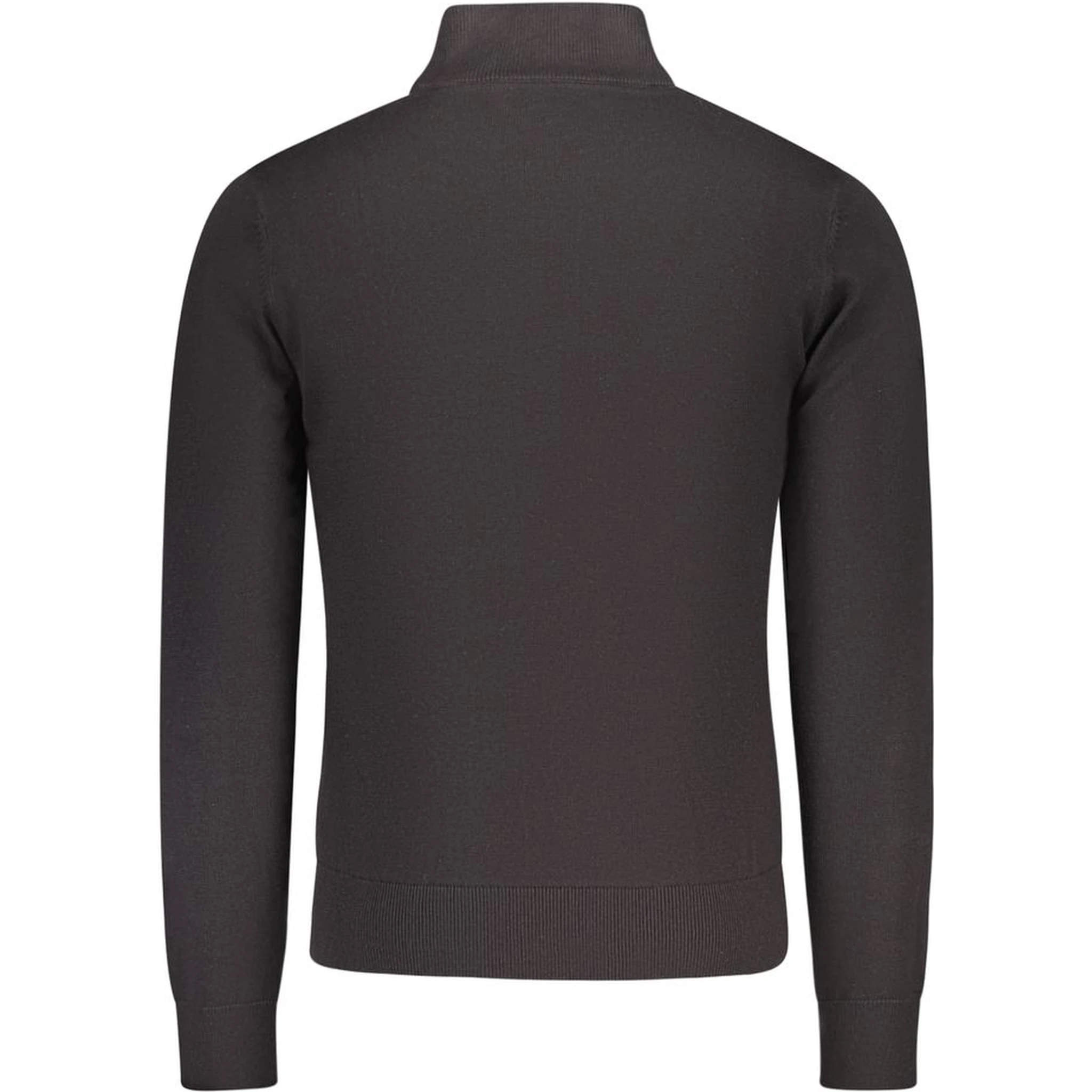 Black Cotton Men's Sweater