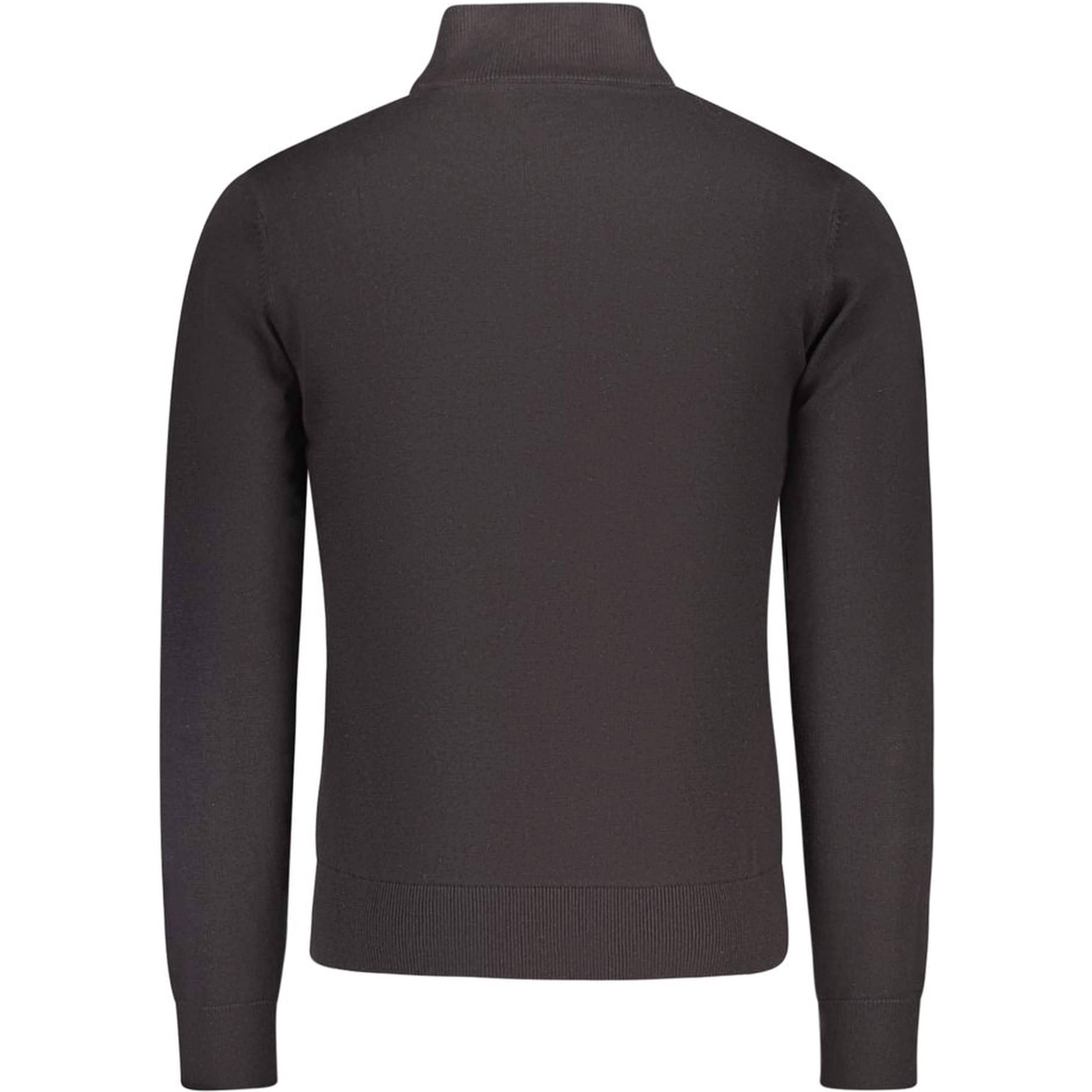 Black Cotton Men's Sweater