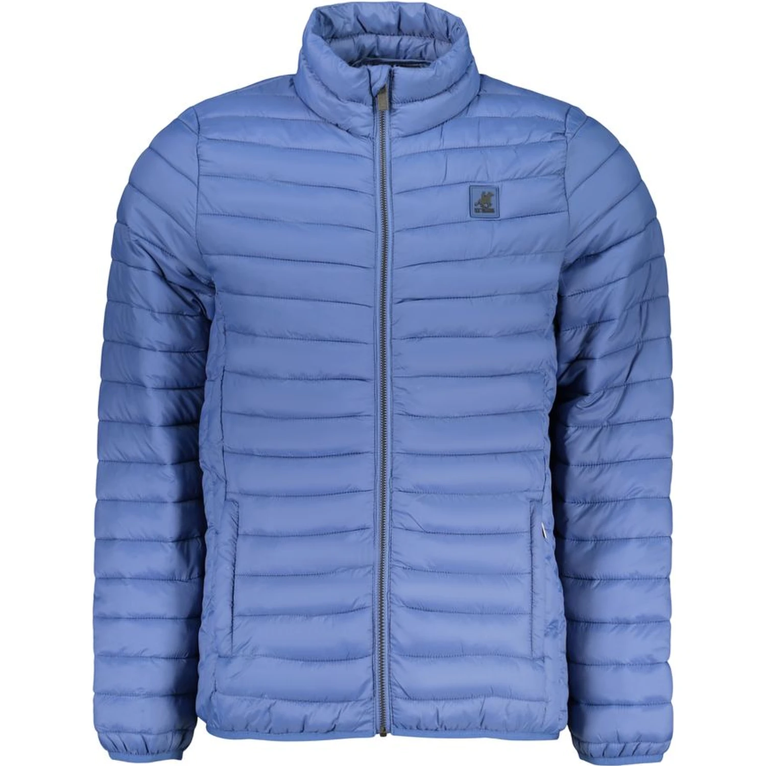 Blu Poliestere Mens Jacket