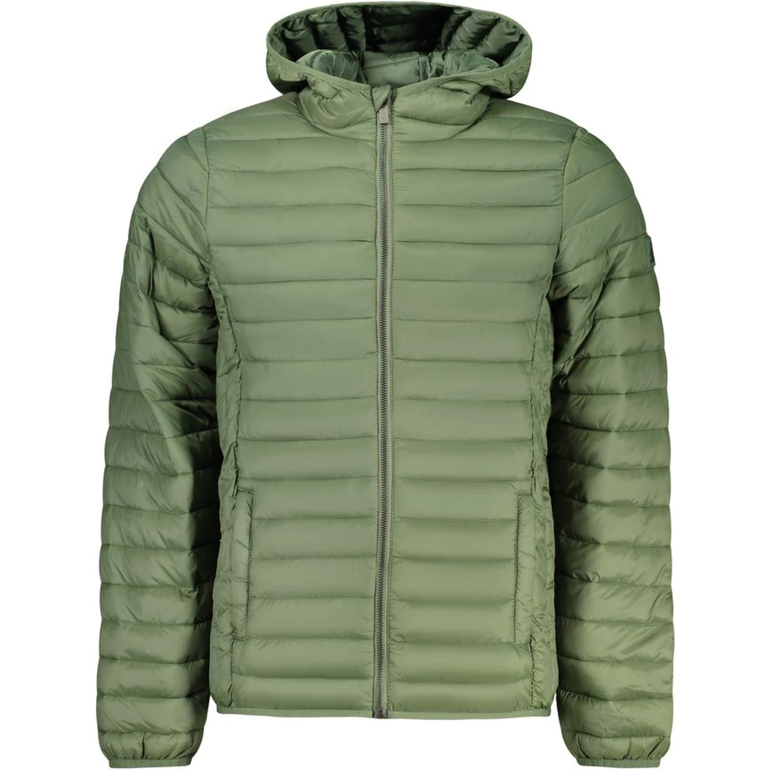 Verde Poliestere Men Jacket