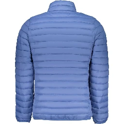Blu Poliestere Mens Jacket