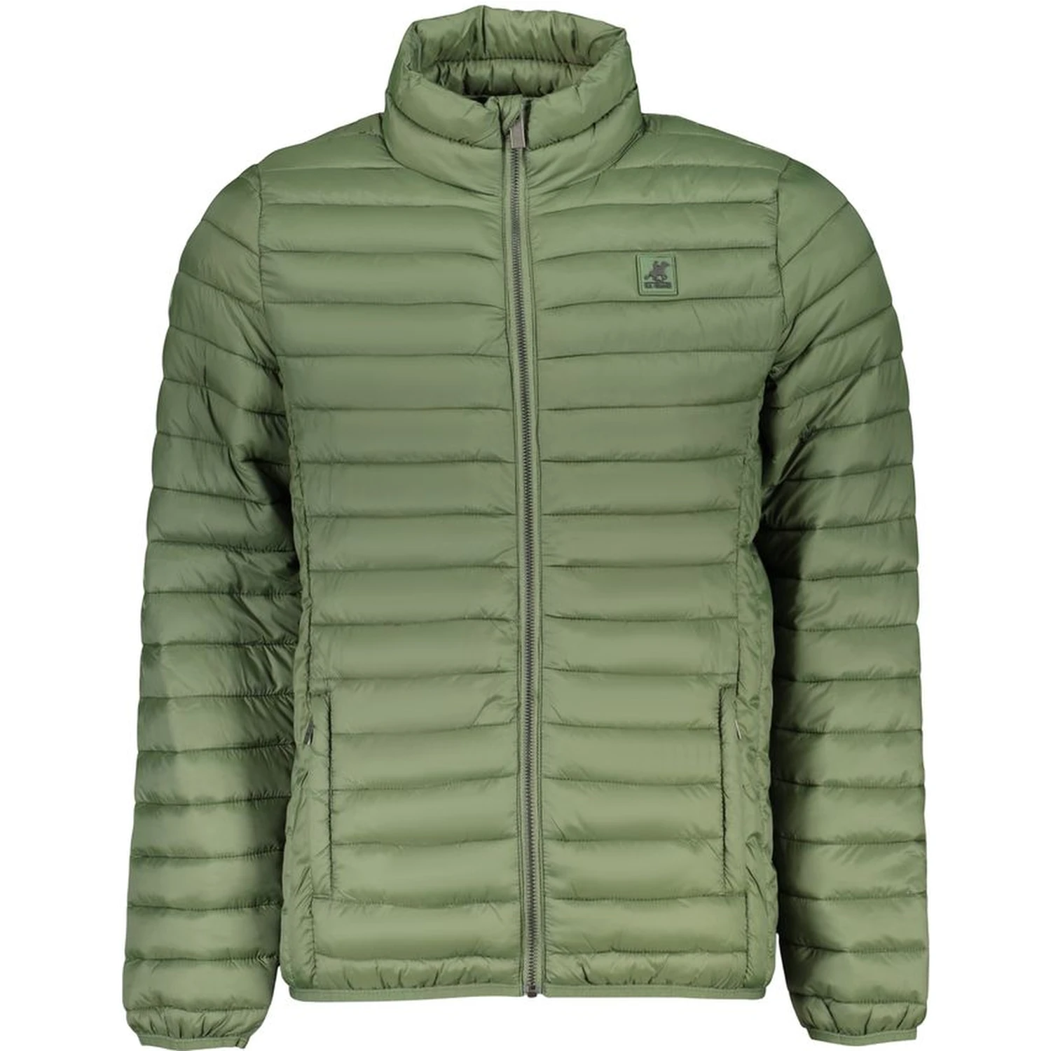 Verde Poliestere Men Jacket