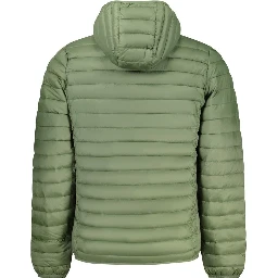 Verde Poliestere Men Jacket