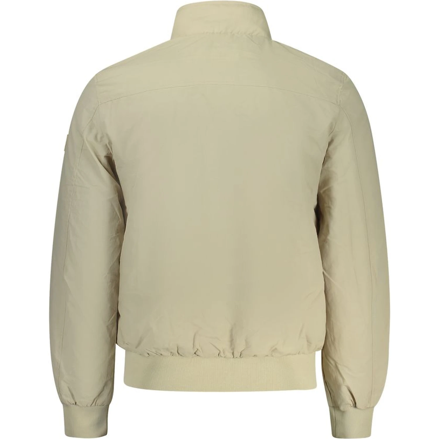 Beige Polyester Mens Jacket