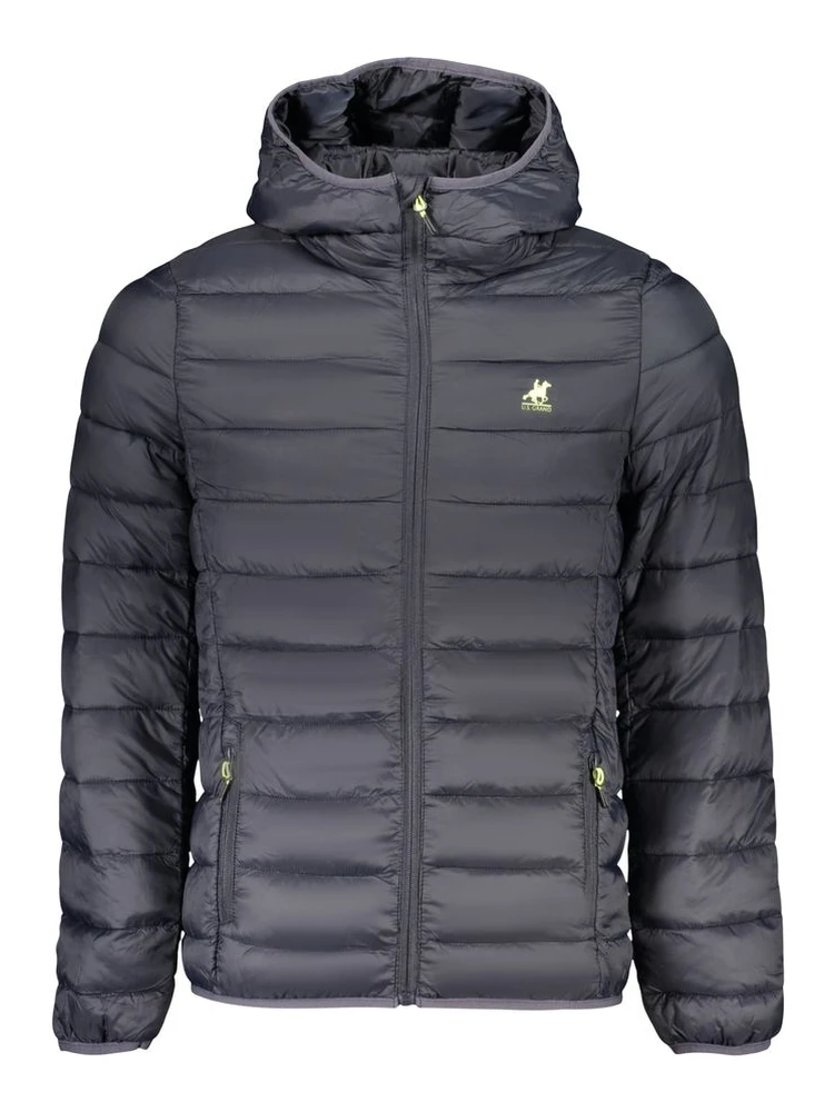 Blu Poliestere Men Jacket