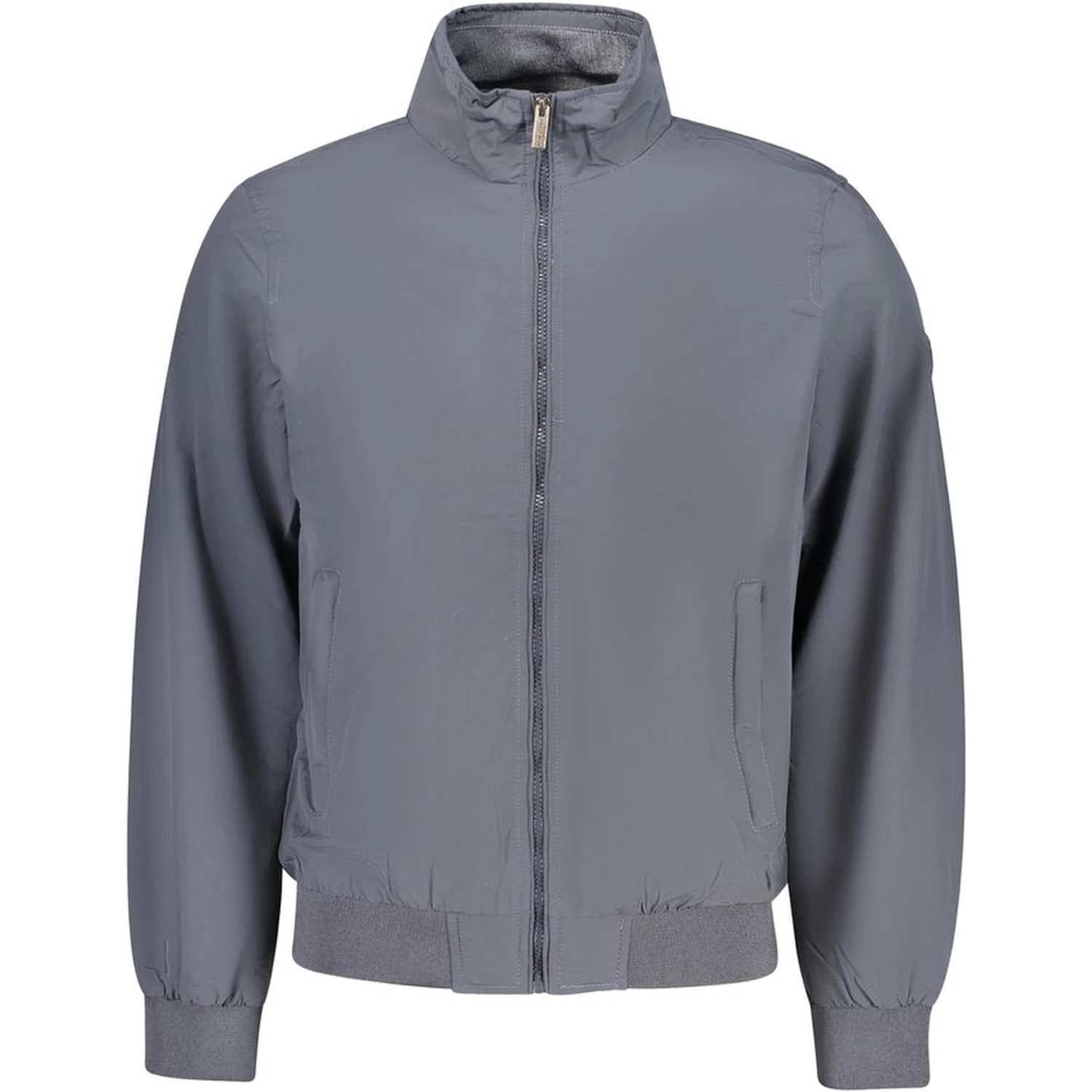 Blue Polyester Mens Jacket