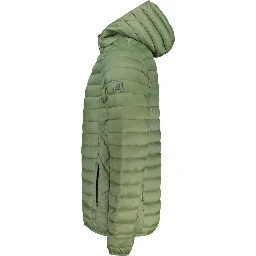 Verde Poliestere Men Jacket