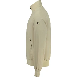 Beige Polyester Mens Jacket