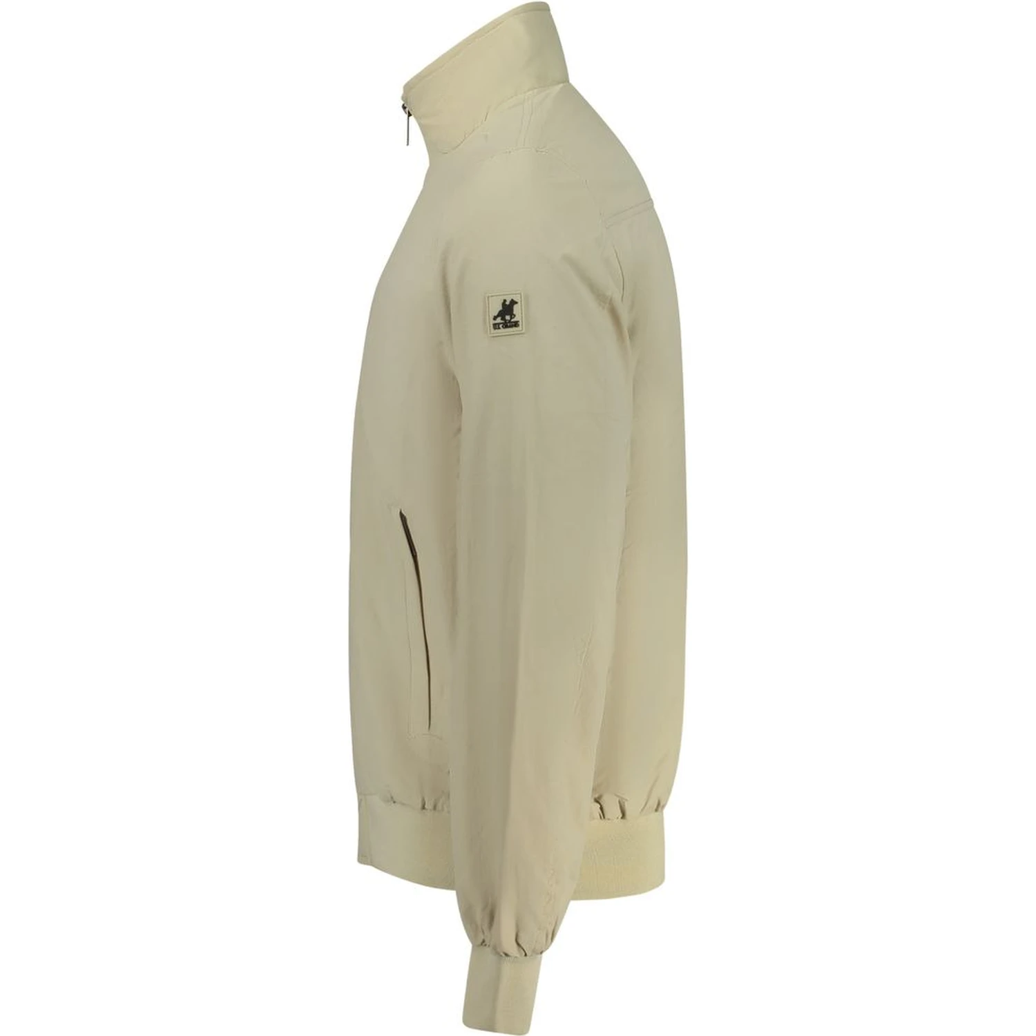 Beige Polyester Mens Jacket
