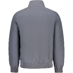 Blue Polyester Mens Jacket