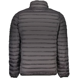 Nero Poliestere Mens Jacket