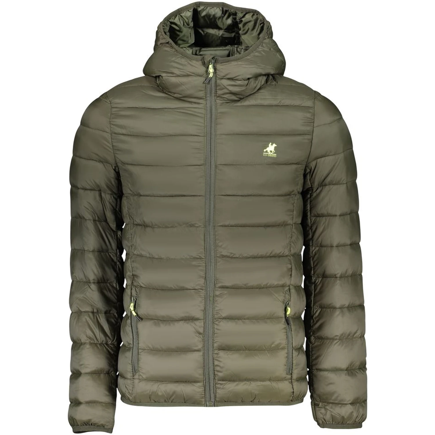 Verde Poliestere Uomo Giacca