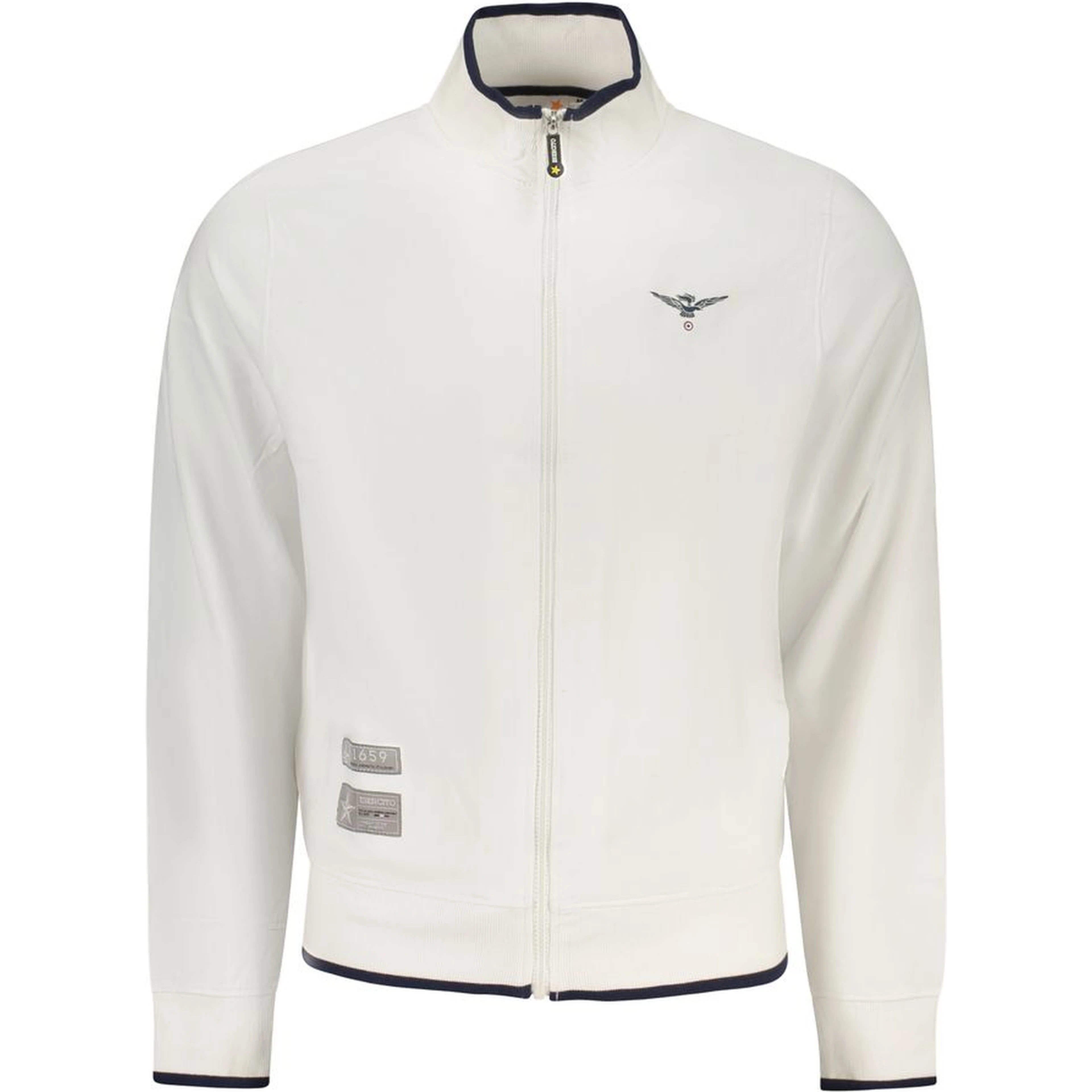 White Cotton Men's Sweatshirt