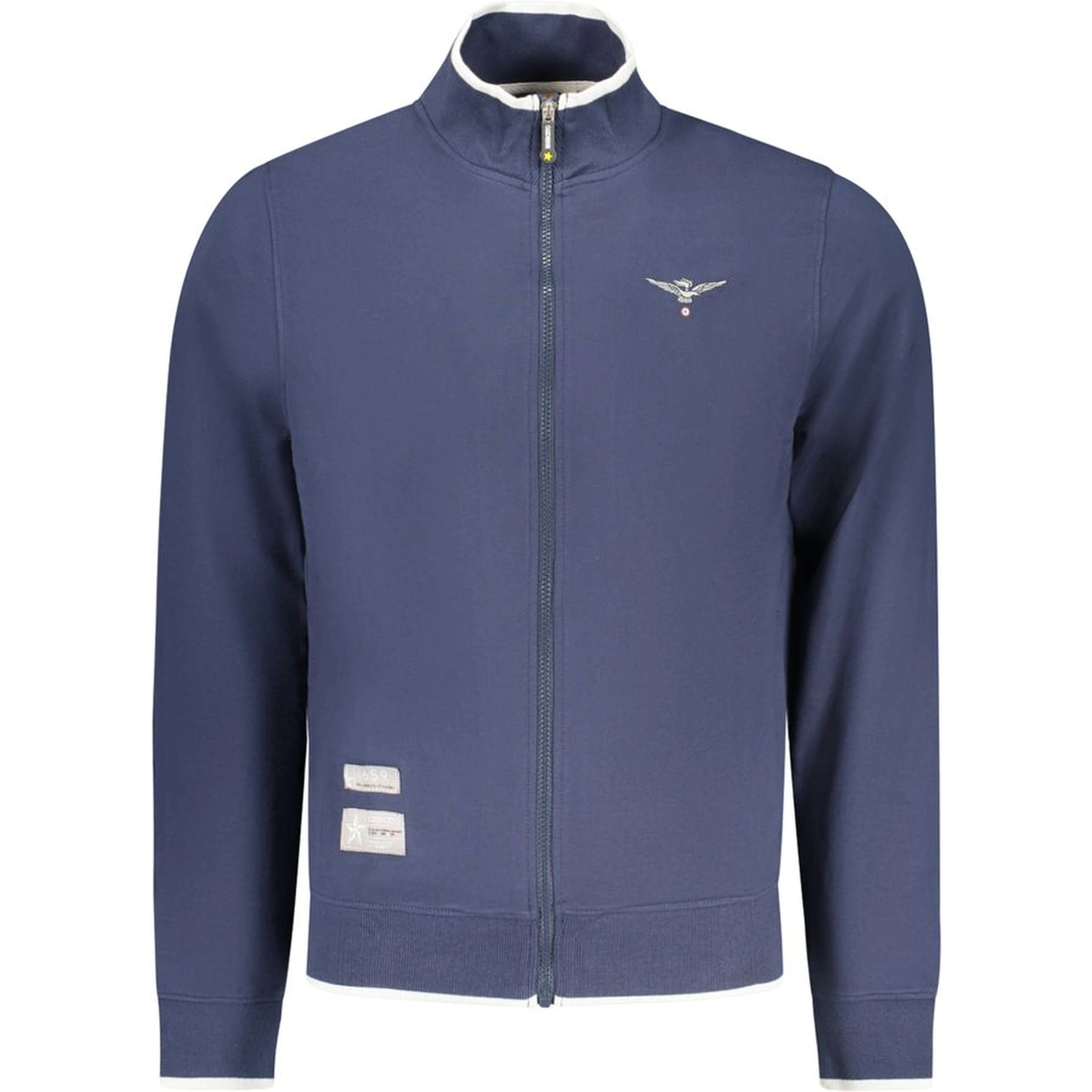 Blue Cotton Men's Sweatshirt