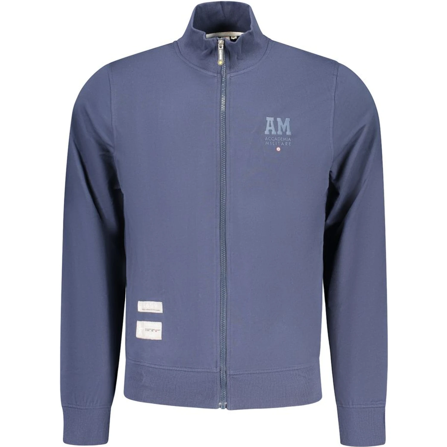 Blue Cotton Men Sweatshirt