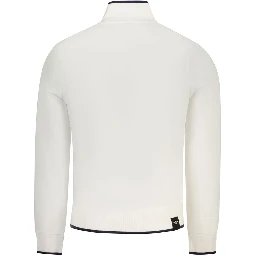 White Cotton Men's Sweatshirt