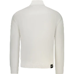 White Cotton Men's Sweatshirt