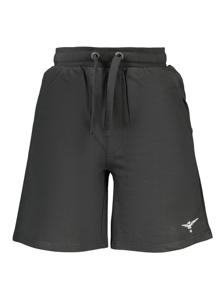 Black Cotton Men's Sweatpants