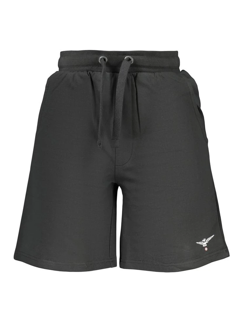 Black Cotton Men's Sweatpants