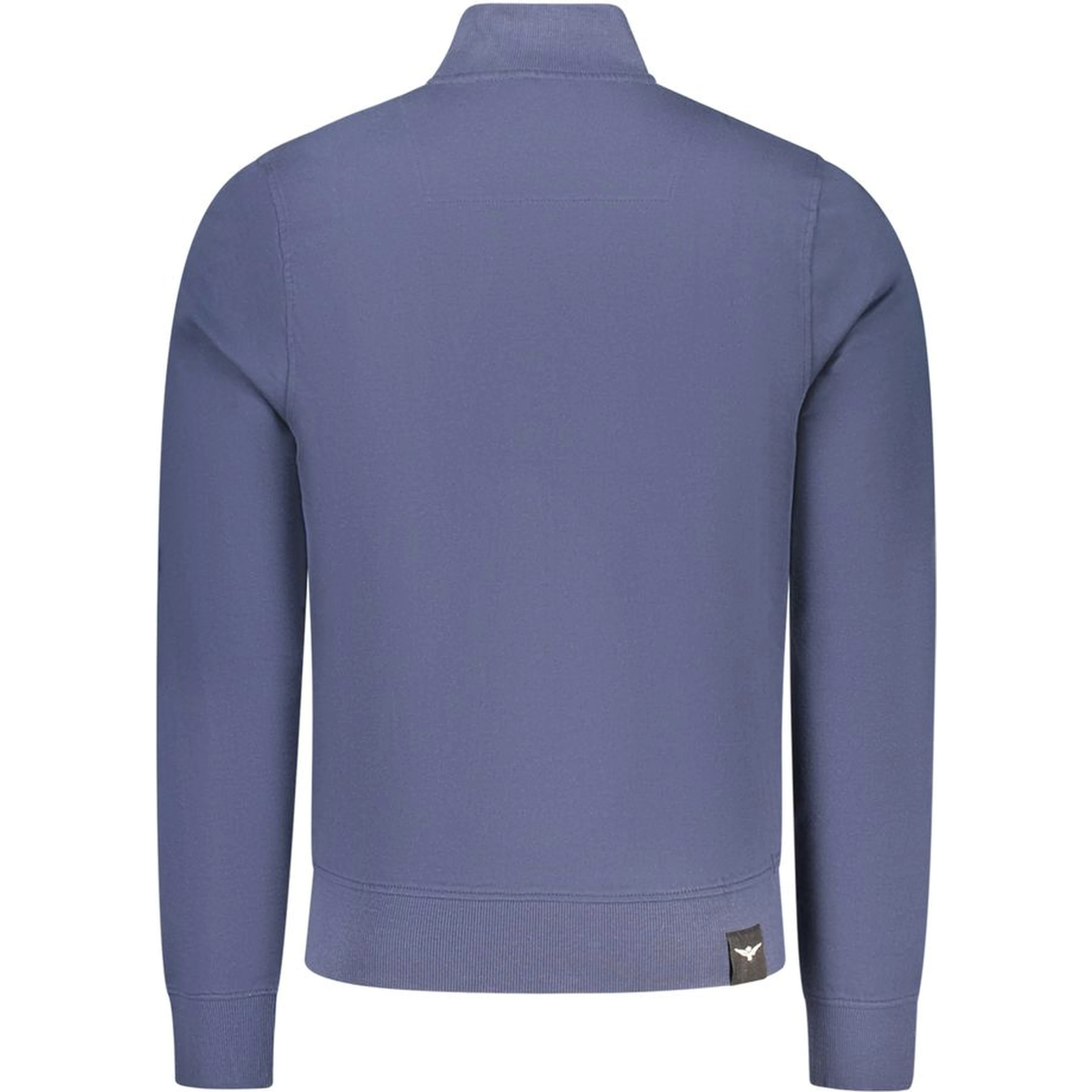 Blue Cotton Men Sweatshirt