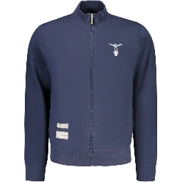 Blu Cotton Men Sweatshirt