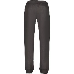 Black Cotton Mens Sweatpants