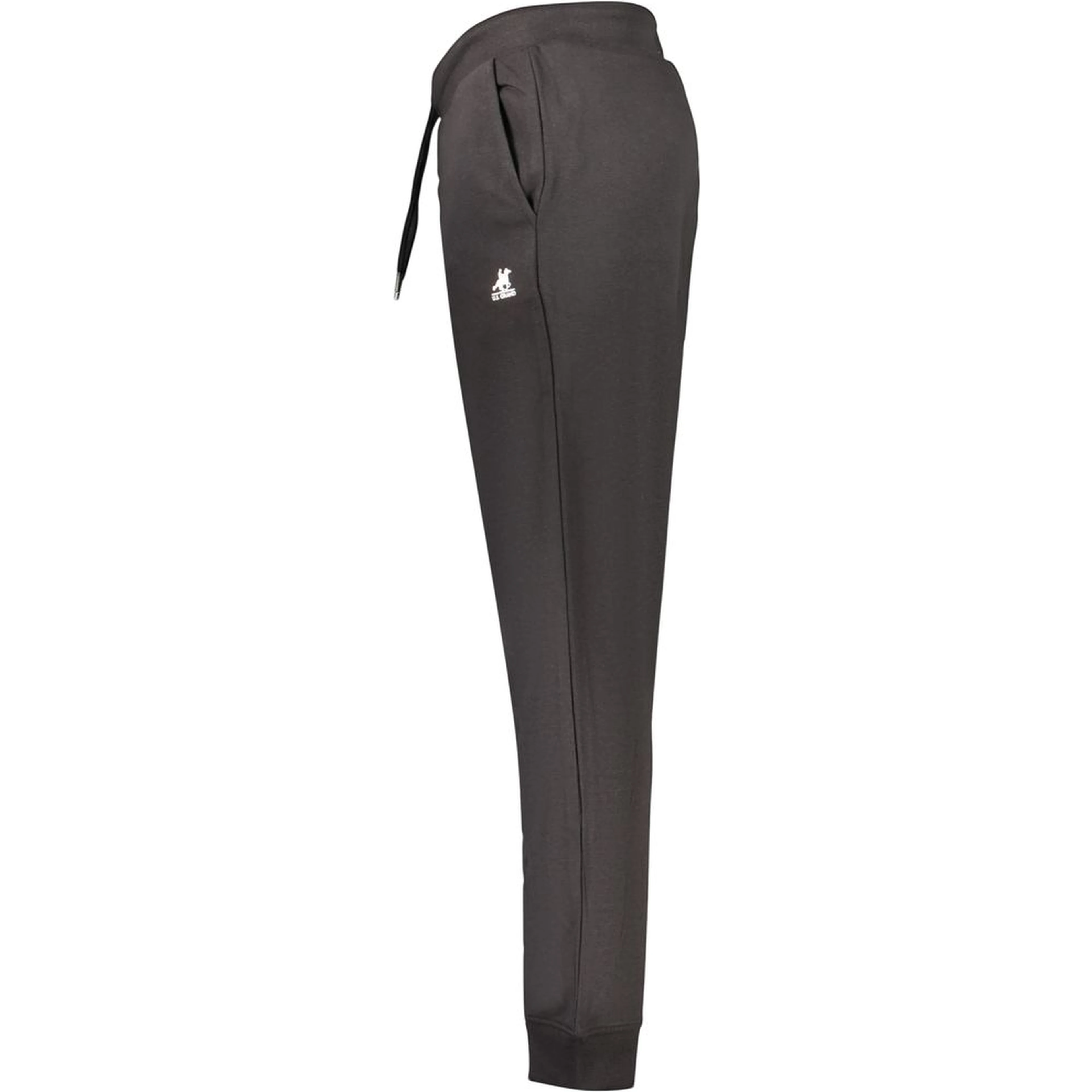 Black Cotton Mens Sweatpants