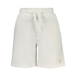 White Cotton Men's Sweatpant
