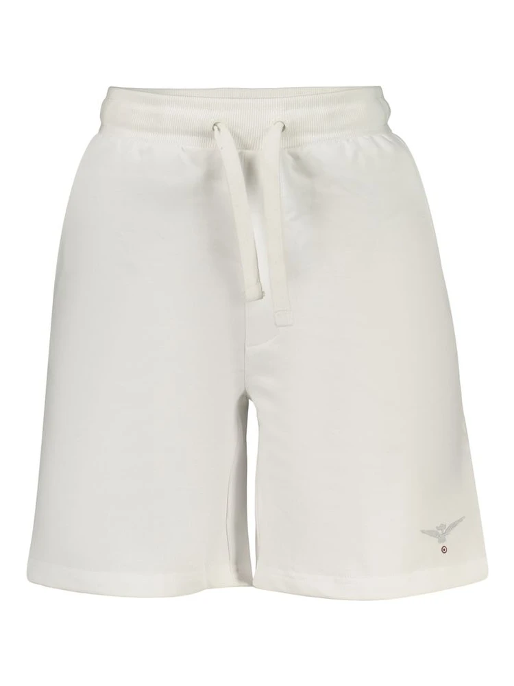 White Cotton Men's Sweatpant