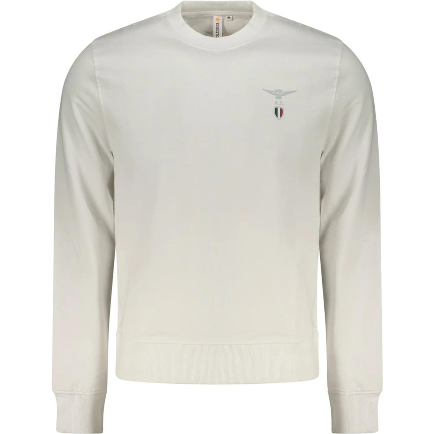 White Cotton Men's Sweatshirt