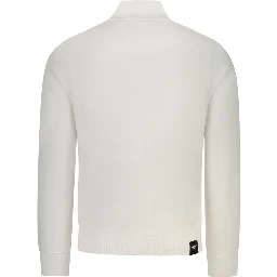 White Cotton Men's Sweatshirt