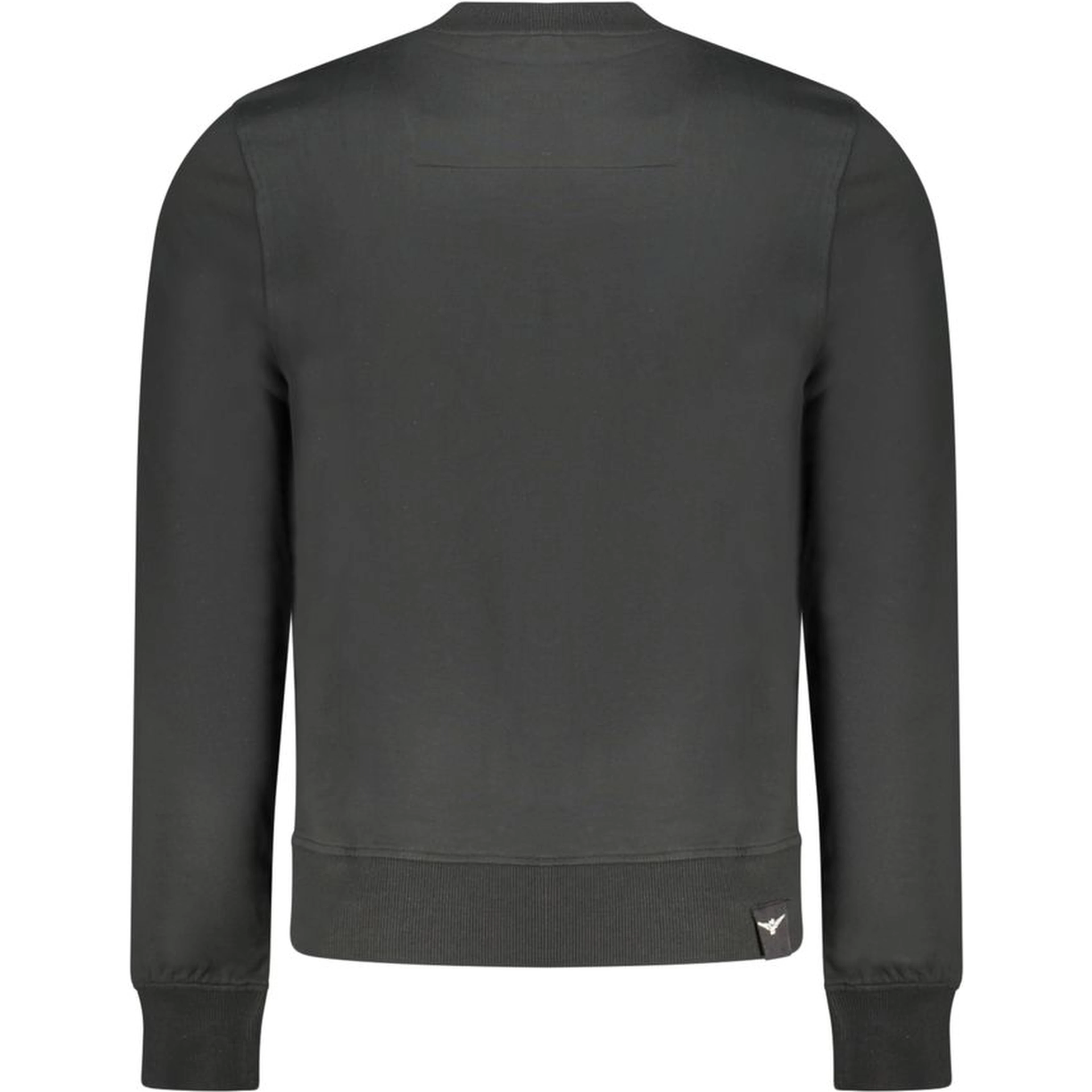 Black Cotton Mens Sweatshirt