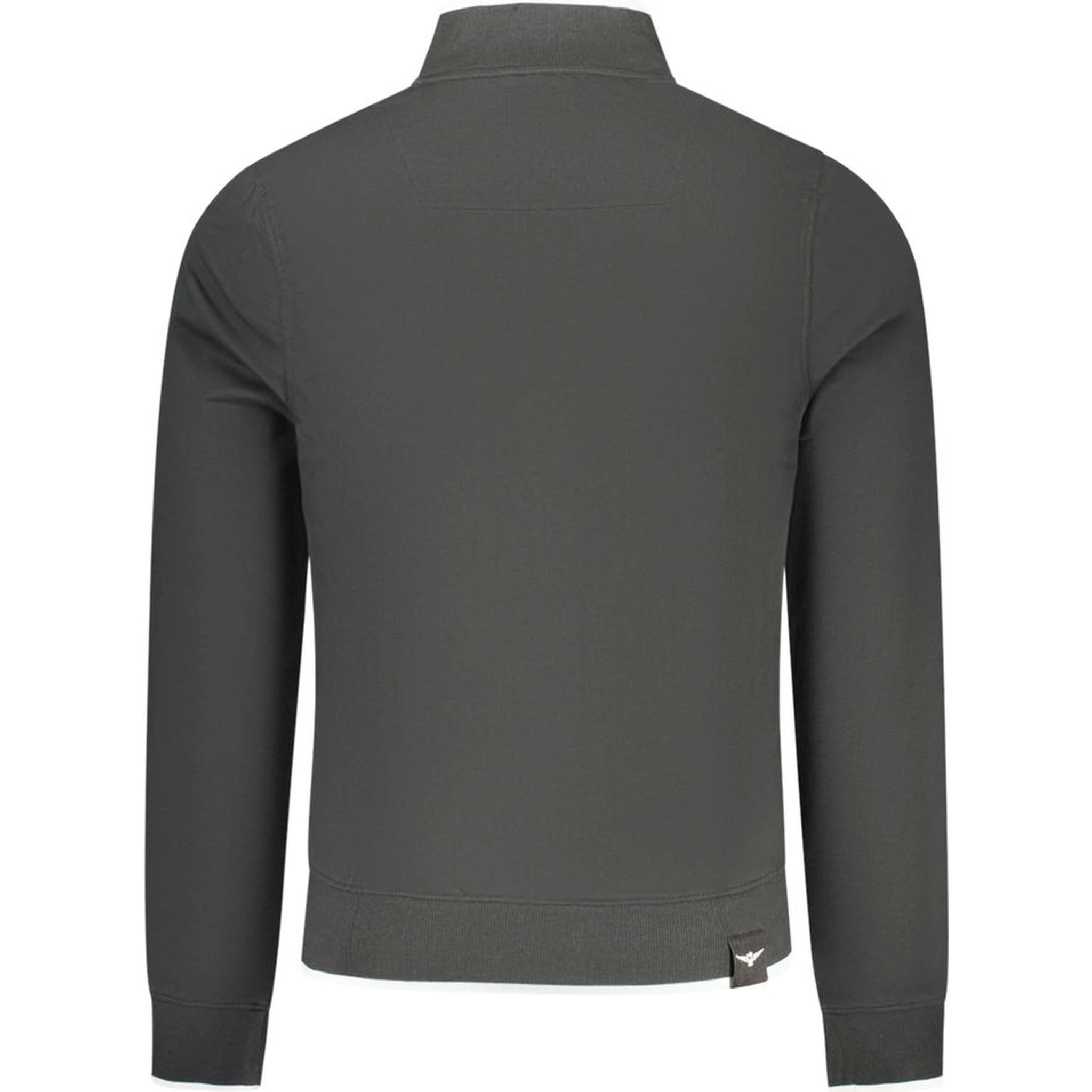 Black Cotton Mens Sweatshirt