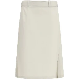 Gray Cotton Long Skirt
