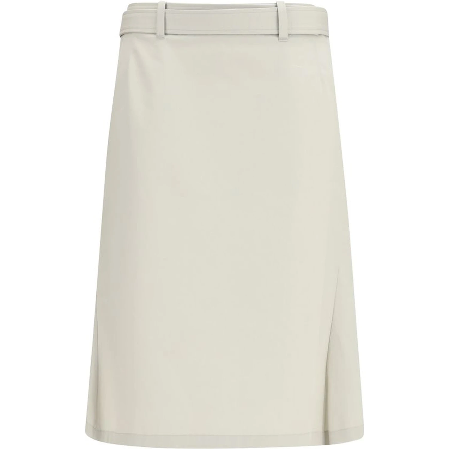 Gray Cotton Long Skirt