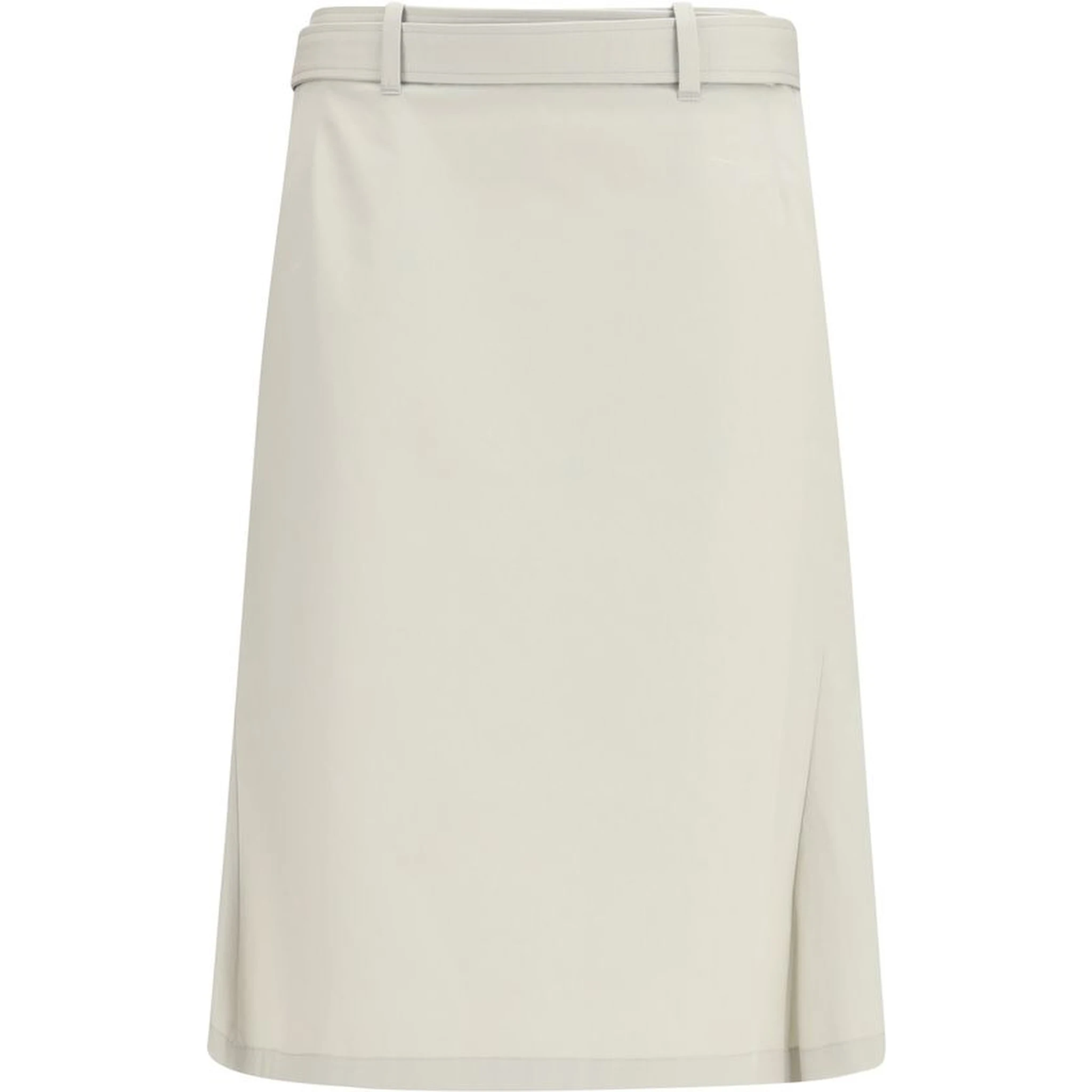 Gray Cotton Long Skirt