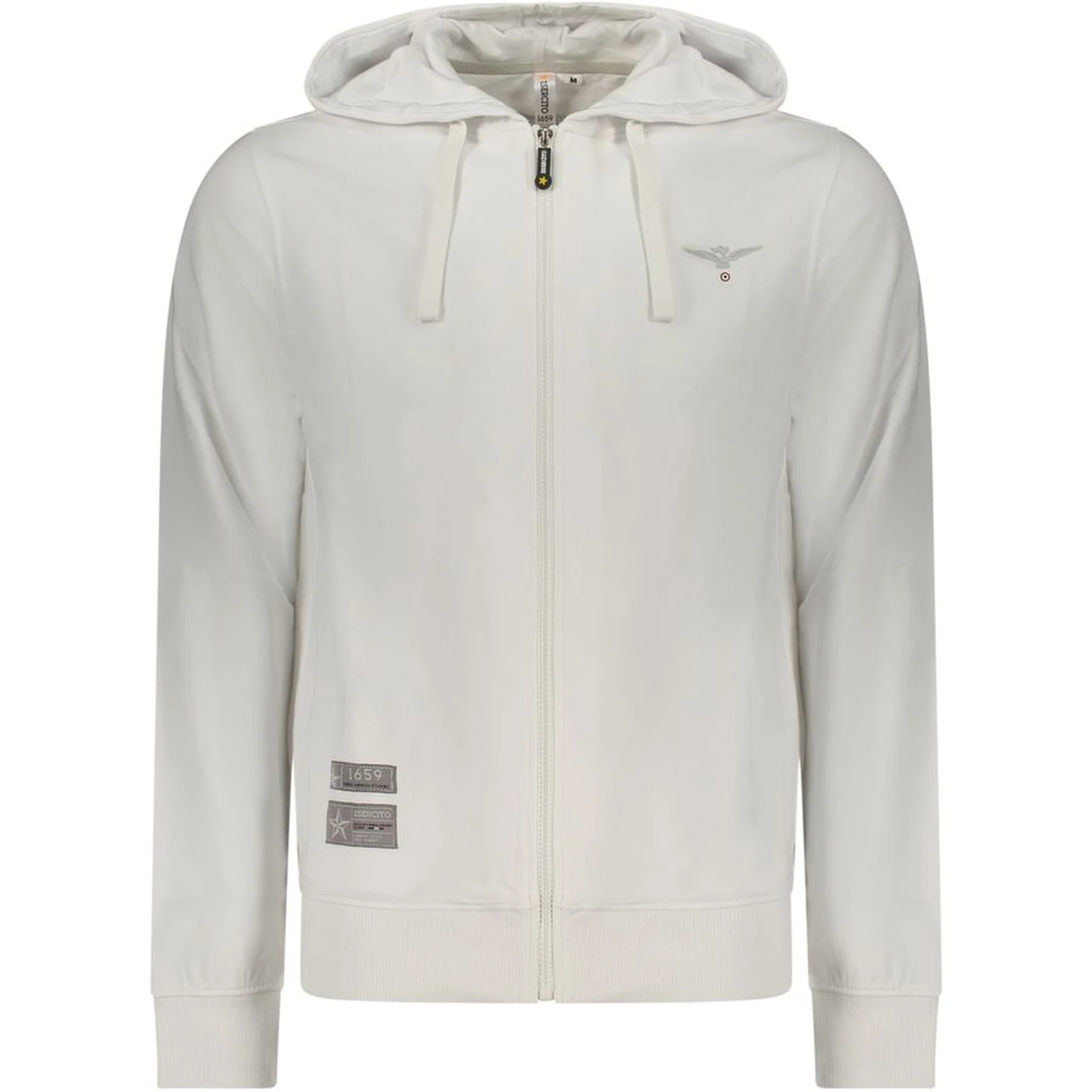 White Cotton Men's Sweatshirt