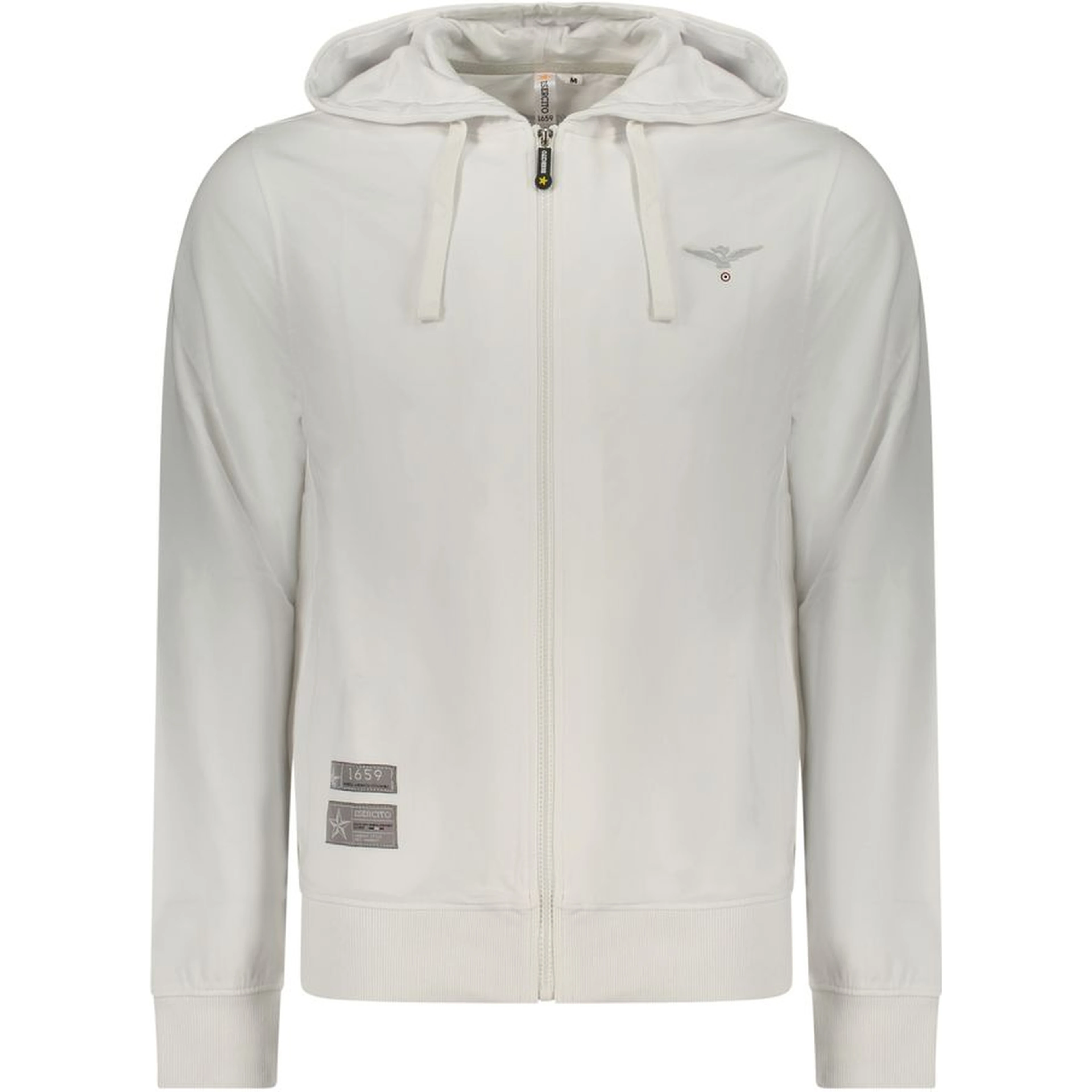 White Cotton Men's Sweatshirt