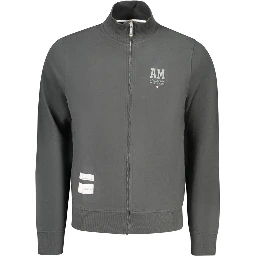 Black Cotton Men's Sweatshirt
