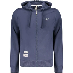 Blue Cotton Men's Sweatshirt